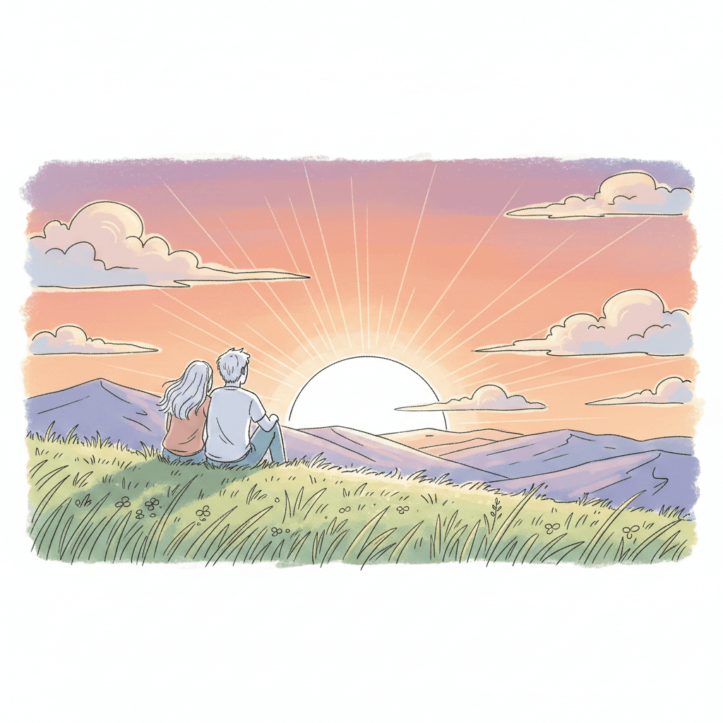 Happy couple using AlgoLove